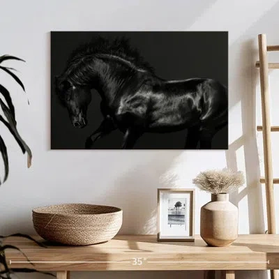 Ebern Designs Stallion Black On Black