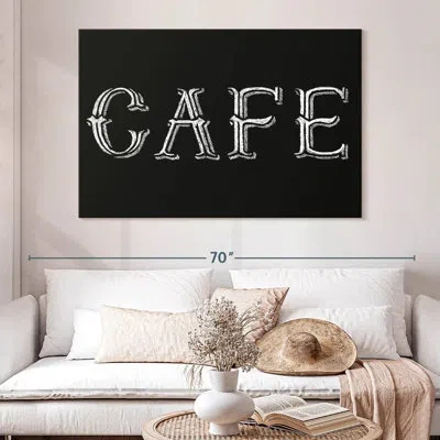 Ebern Designs Tergel Blackboard Cafe Typography