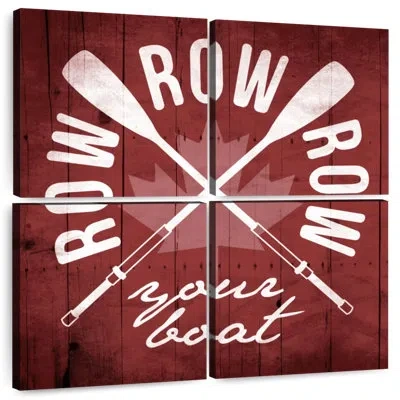 Ebern Designs Tergel Canada Row Row In Red