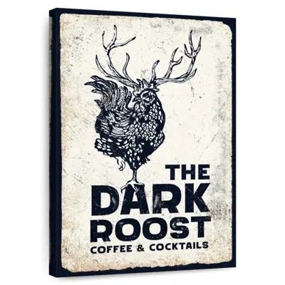Ebern Designs Tergel Dark Rooster Midnight In Black