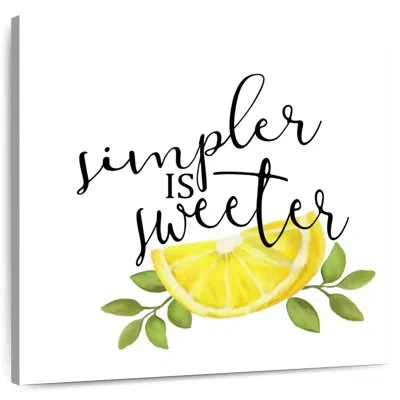 Ebern Designs Tergel Fresh Lemons Iii In White
