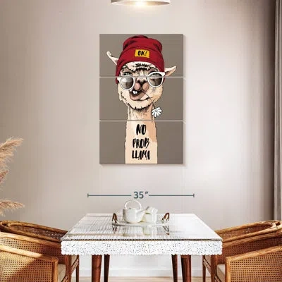 Ebern Designs Tergel Hipster Llama