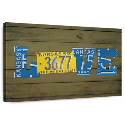 Ebern Designs Tergel Ks State Love In Yellow