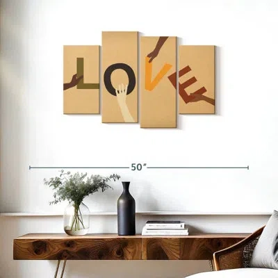 Ebern Designs Tergel Love All Colors