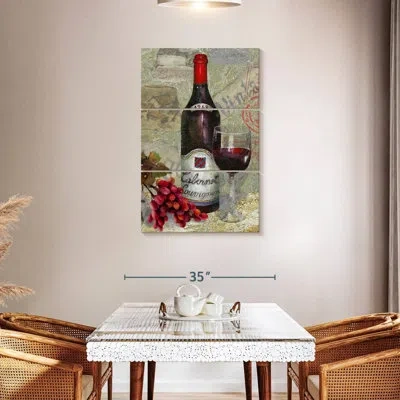 Ebern Designs Yarlin Cabernet Sauvignon In Red