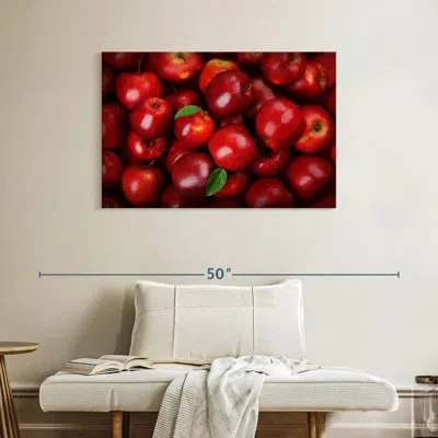 Ebern Designs Yarlin Fresh Red Apples
