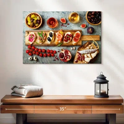 Ebern Designs Yarlin Italian Antipasti In Red