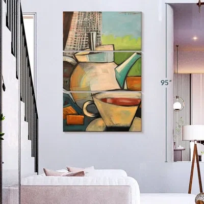 Ebern Designs Yarlin Perfect Tea Time In Yellow