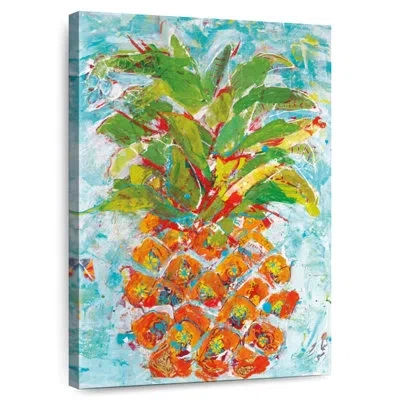 Ebern Designs Yarlin Pineapple Bright In Brown
