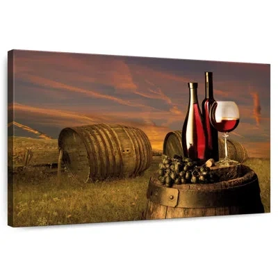 Ebern Designs Yarlin Red Wine At Sunset In Brown