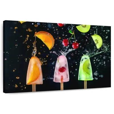 Ebern Designs Yarlin Sweet Fruit Popsicles In Black