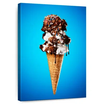 Ebern Designs Yarlin Triple Scoop Ice Cream In Teal