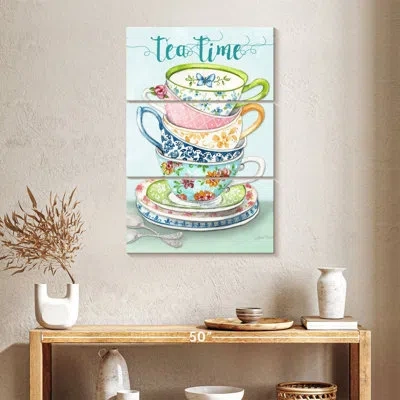 Ebern Designs Yarlin Watercolor Teacups