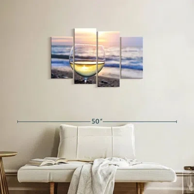 Ebern Designs Yarlin Wine At The Beach