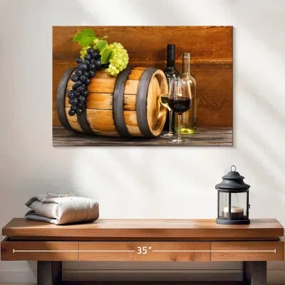 Ebern Designs Yarlin Wine Country Produce In Orange