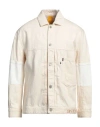 Ebit Man Jacket Ivory Size L Cotton In White