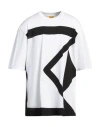 Ebit Man T-shirt White Size L Cotton In White