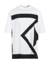 Ebit Man T-shirt White Size M Cotton In White
