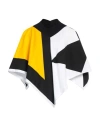 Ebit Woman Cape Yellow Size S/m Cotton In Yellow