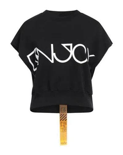 Ebit Woman Sweatshirt Black Size S Cotton