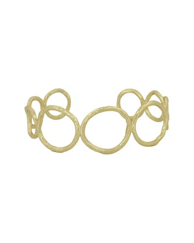 Ebru Jewelry Cleopatra Plated Cuff Bracelet In Gold