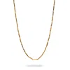 Ebru Jewelry Men's Gold / Silver Golden Strength Men's Chain Necklace - Gold In Gold