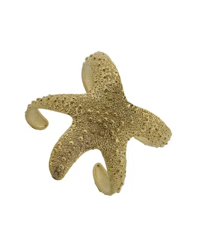 Ebru Jewelry Plated Cuff Bracelet In Gold