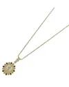 Ebru Jewelry Protection & Luck Silver Cz Pendant Necklace In Gold