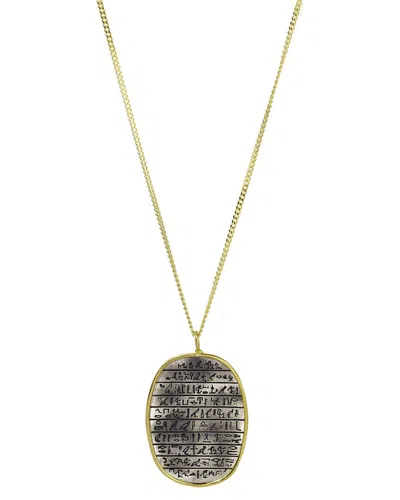Ebru Jewelry Protection & Luck Silver Pendant Necklace In Gold