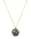 Ebru Jewelry Protection & Luck Silver Pendant Necklace In Gold