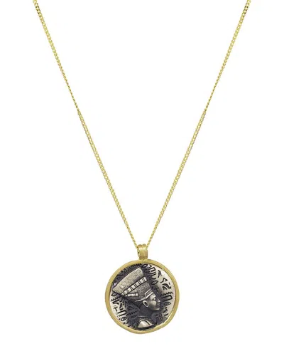 Ebru Jewelry Protection & Luck Silver Pendant Necklace In Gold