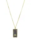 Ebru Jewelry Protection & Luck Silver Pendant Necklace In Gold