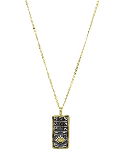 Ebru Jewelry Protection & Luck Silver Pendant Necklace In Gold