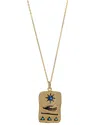 Ebru Jewelry Protection & Luck Silver Pendant Necklace In Gold