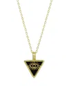 Ebru Jewelry Protection & Luck Silver Pendant Necklace In Gold