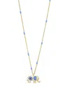 Ebru Jewelry Protection & Luck Silver Pendant Necklace In Gold