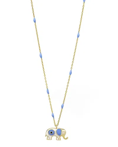 Ebru Jewelry Protection & Luck Silver Pendant Necklace In Gold