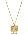 Ebru Jewelry Silver Pendant Necklace In Gold