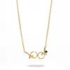 Ebru Jewelry Women's Blue / White / Gold Pearl Eclipse Lapis Gold Necklace - Gold In Gold