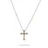 Ebru Jewelry Women's Eternal Grace Diamond Cross Gold Necklace - Gold In Gold