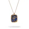 Ebru Jewelry Women's Gold / Blue Eye Of Ra Lapis Lazuli Gold Necklace - Blue In Gold