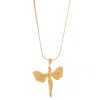 Ebru Jewelry Women's Heavenly Guardian Gold Vermeil Necklace  - Gold In Gold