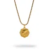 Ebru Jewelry Women's Queen Nefertiti Medallion Gold Necklace - Gold In Gold