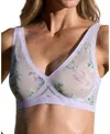 Eby Sheer Bralette In Bouquet