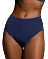 Eby Sheer High Cut Highwaisted Brief In Deep Ocean