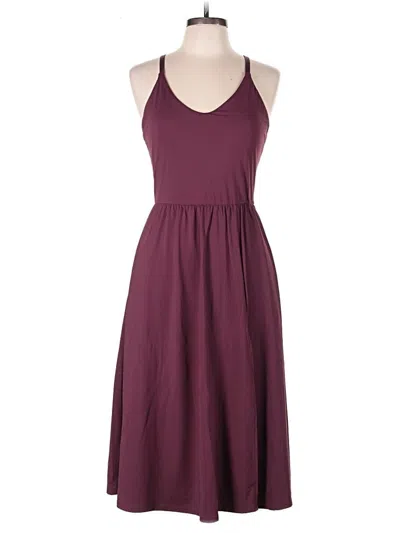 Pre-owned Ec Ewedoos Casual Dress In Burgundy