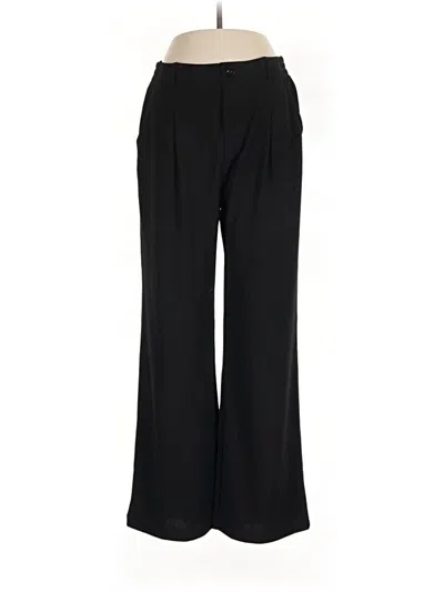 Pre-owned Ec Ewedoos Dress Pants In Black