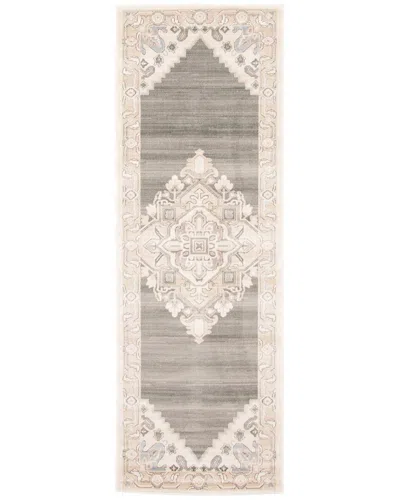 Ecarpet Addie Traditional Runner Rug In Neutral