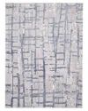 Ecarpet Anitra Modern Abstract Rug In Blue