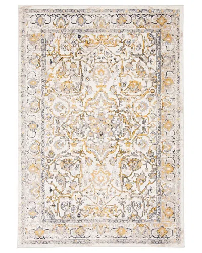 Ecarpet Aqua Legacy Washable Rug In Ivory